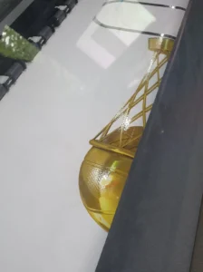 Tentas auksinė metallic